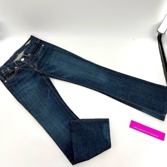 BCBG Max Azria Agnes Boot Cut 100% Cotton Size 27 - Picture 4 of 14